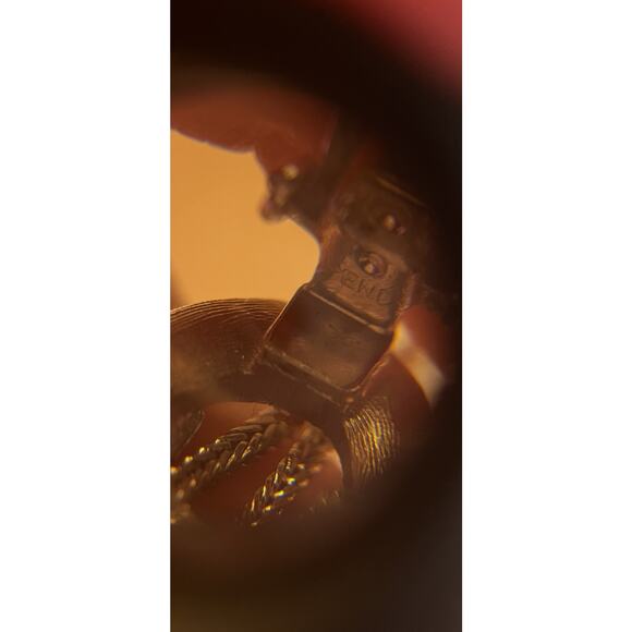 Vintage Silver Tone Clip-On Tassel Earrings PAT PEND Mid Century Retro MCM READ - Picture 4 of 6